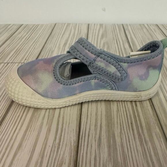 Cat and Jack Toddler Size 6 blue white hook and loop closure sneakers shoes - Picture 2 of 7